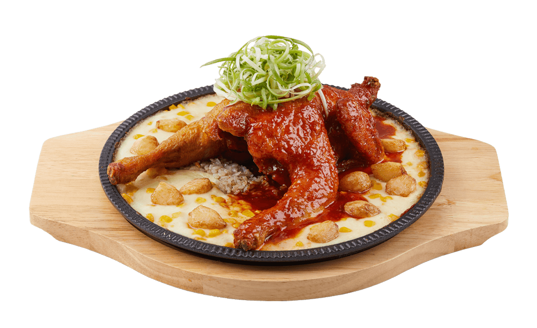 1925 콘치즈누룽지통닭